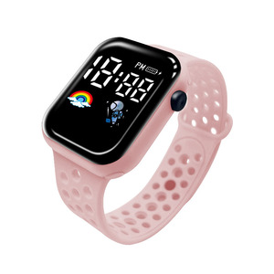 Orologio Digitale LED Sportivo con Cinturino in Plastica Ovale <span class=keywords><strong>per</strong></span> <span class=keywords><strong>Bambini</strong></span>, Studenti <span class=keywords><strong>Maschi</strong></span> e Femmine - Product Image 1