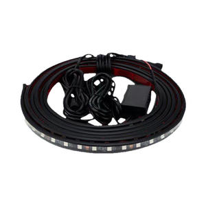 Kit d'éclairage LED RGB 4-en-1 pour voiture, 120 + 150 cm, avec contrôle via application, étanche, pour éclairage d'ambiance et sous-châssis - Product Image 5