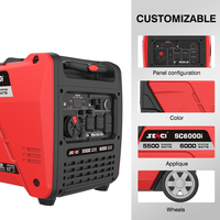 Générateur onduleur silencieux portable Senci 6500W 8kVA double carburant essence/GPL 120V 230V