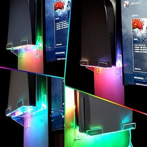 Dreamcolor Lumière LED Compatible Playstation 5 Accessoire Support mural en acrylique Kit <span class=keywords><strong>PS5</strong></span> Support mural robuste Supports d'affichage de disques - Product Image 1