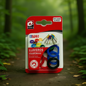 Fundas para llaves Erpsl de 24 mm, 8 piezas, colores surtidos para llaves - Product Image 2
