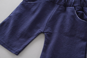 Conjunto de 2 Piezas para Niños Pequeños, Camiseta de Manga Corta con Pantalones Cortos, Traje Formal para Bebé, Ropa Casual para Niños para Bodas y Fiestas - Product Image 5