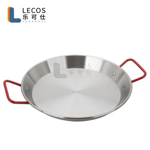 Venta al por mayor personalizado Camping Gathering Alicante Cooking Serving Pan Set grande tradicional valenciana de acero inoxidable Paellera Pan - Product Image 4
