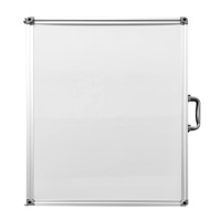 Tableau blanc pliable à quatre côtés, tableau d'écriture effaçable à sec, tableau blanc magnétique pour la classe ou l'enseignement à domicile