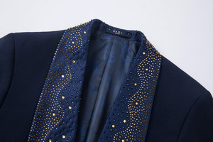 2026 Hochwertiges Luxus-Herrenanzug-Set 3-teilig, Hochzeits- und Bankett-Performance-<span class=keywords><strong>Blazer</strong></span> mit Hose und Weste - Product Image 6