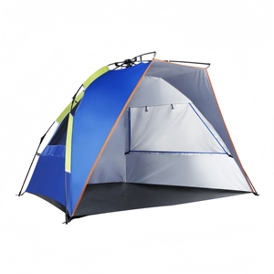 Carpa de Playa Premium con Protección UV50+, Anclajes de Arena Integrados y Ventilación de Malla para Vacaciones Familiares en la Costa y Alquileres en Resorts - Product Image 4