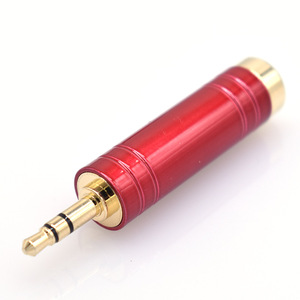 6,35mm Micro 3,5mm Metal cobre puro DIY <span class=keywords><strong>conector</strong></span> 1 Pin Mono macho hembra Jack TS micrófono enchufe para el hogar Audio personalizado TRRS - Product Image 2