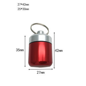 Biểu Tượng Tùy Chỉnh Hộp Thuốc Lưu Trữ Cho Xe Tăng Hợp Kim Nhôm Squat Kim Loại Hộp Mực Keychain Thời Trang Phong Cách Keychain Sản Xuất Keychain - Product Image 6