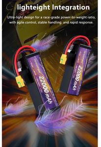 بطارية طائرة بدون طيار عالية الجودة بالجملة، 3S 11.1V 2600mAh، بطارية صناعية ليثيوم بوليمر عالية الجهد لطائرات FPV بدون طيار - Product Image 4