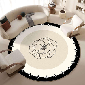 Alfombra de Cachemira hecha a máquina de estilo francés Ins, manta <span class=keywords><strong>con</strong></span> estampado de animales, juego de <span class=keywords><strong>espejo</strong></span> para sala de estar, <span class=keywords><strong>mesa</strong></span> de café, dormitorio, cabecera - Product Image 6