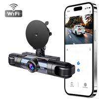 Meilleure caméra de tableau de bord de voiture WiFi 4 canaux 1080P, caméra avant, arrière, intérieure, latérale, DVR, vision nocturne, enregistreur vidéo de voiture