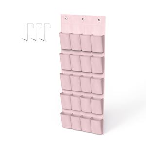 Authentic Wholesale 20-Pocket Foldable Eco-Friendly Durable <b>Shoe</b> Organizer Door Hanging Storage Bag Bathroom <b>Wardrobe</b> - Product Image 2