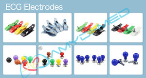 Fabriek Levering Agcl/Ag Adult <span class=keywords><strong>Ecg</strong></span> Ekg Adapter Kabel Zuig Borst Bal Elektroden - Product Image 5