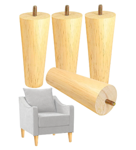 Patas de Muebles Modernas de Madera de Caucho Sólido Hechas en Vietnam para Sofá, Mesa, Silla y Gabinete - Product Image 3