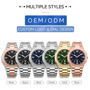 Reloj de Cuarzo de Acero Inoxidable para Hombre, Diseño Personalizado, Simple, Resistente al Agua, Clásico, Elegante, Luminoso - Product Image 4