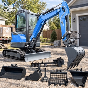 China Minibagger Mikrobagger Mini-Bagger Baggermaschine 1t 2t 2,5t 3t Mini-Bagger - Product Image 1