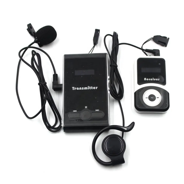 Electronic Simultaneous Interpretation System One-to-many Walkie Talkie Wireless whisper Audio Tour Guide System for Tourism