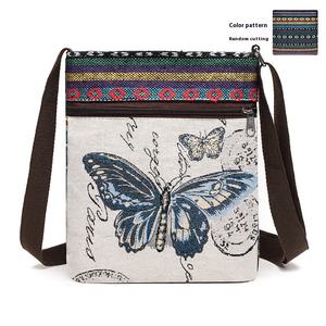 <span class=keywords><strong>Borsa</strong></span> a tracolla in tela stile etnico da donna con <span class=keywords><strong>borsa</strong></span> a tracolla ricamata - Product Image 6