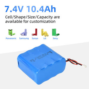 Özelleştirilmiş 7.4v 2S4P 10.rechargeable şarj edilebilir yüksek kapasiteli Li-ion 18650 Li-ion lityum pil paketi - Product Image 3