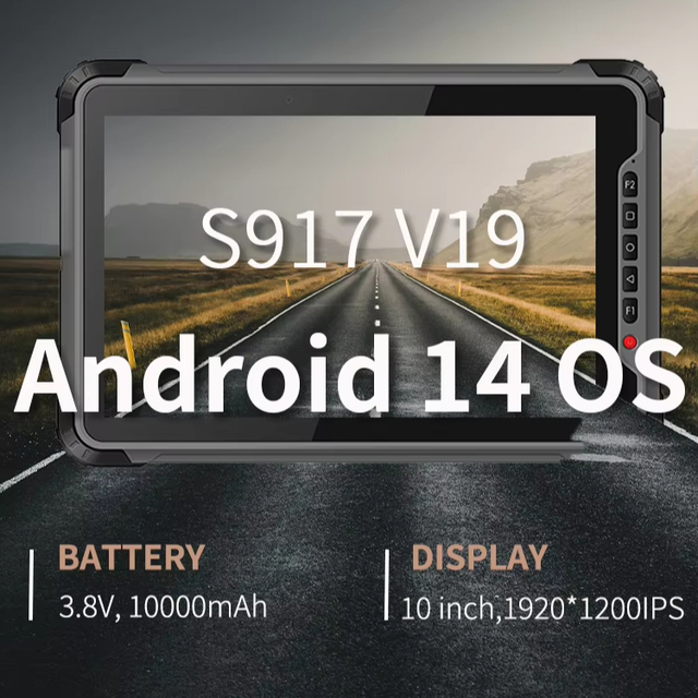 Tablet Rugged 4g Ip67 Android 14 10.1 Inch Rugged Tablet 1000 Nits