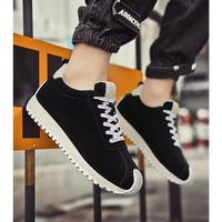 Chaussures pour hommes de style nouveau - Chaussures de sport décontractées rétro d'été, semelle épaisse, tige en toile tendance avec caoutchouc