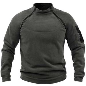 Sweat-shirts imprimés à manches longues pour hommes, col montant, respirants, coupe ample, pour activités de plein air, personnalisables OEM - Product Image 1