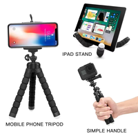Produit le plus vendu Trépied flexible mini rotatif à 360 degrés Trépied universel en éponge souple pour vidéo Vlog Photographie Support de téléphone