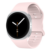 Correas de Repuesto de Goma Ajustables y Transpirables Clásicas Win-Win con Hebilla de Acero para Samsung Galaxy Watch 8 40mm 44mm