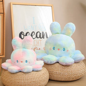 Nouvel Arrivage Peluche Pieuvre Géante XXL Réversible Couleur Personnalisée, Coussin et Porte-clés - Product Image 6