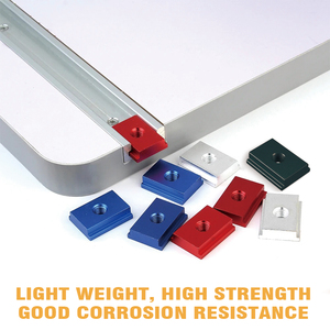Glissière en aluminium M8 pour rail en T, écrou en T, glissière à rainure en T pour outil de travail du bois, rails de type 30/45, gabarits, fixation par fente à vis - Product Image 5