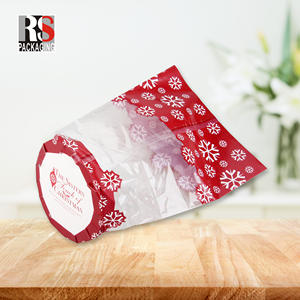 Square Block Bottom Opp Cellophan Geschenk beutel Lebensmittel Brot Kekse Packt aschen Süßigkeiten Verpackung Snacks Verpackung Heiß siegel Bopp - Product Image 6