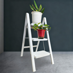 Échelle pliante portable en acier moderne, certifiée CE/EN131, antidérapante, capacité de charge 150 kg, pour appartements et écoles - Vente en gros usine - Product Image 6