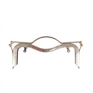 20/27cm fai da te accessori per borse fatte a mano in metallo goffrato manici per borsa - Product Image 6