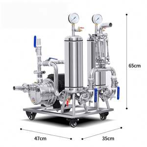 Système de filtration pour boissons, bière, alcool en acier inoxydable de qualité alimentaire pour Kavas, vodka, vin, cognac, brandy, double filtration - Product Image 4