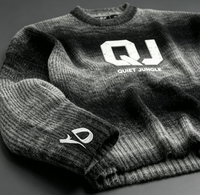Pull en maille à col rond en mohair à rayures imprimées, style rétro vintage délavé au soleil noir, vêtements personnalisés OEM, fabricant de vêtements de rue, fourrure moelleuse