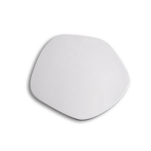Irregular Shape Stainless Steel Unbreakable Cosmetic Makeup <b>Mirror</b> With PU Pouch - Product Image 5