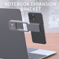 Support de téléphone et d'ordinateur portable pour bureau et tableau de bord de voiture, en alliage d'aluminium flexible, anti-corrosion, avec logo personnalisé OEM/ODM, hauteur réglable