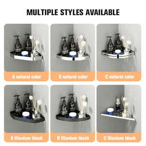 סיטונאי אמבטיה משולש רב פינת אחסון מדף ארגונית נירוסטה צינור צינור אמבטיה מתלה - Product Image 4