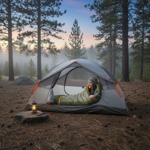 Sacco a pelo compatto da viaggio per adulti, <span class=keywords><strong>trekking</strong></span> all'aperto, festival, <span class=keywords><strong>viaggi</strong></span> in auto, facile da trasportare con sacca di stoccaggio - Product Image 2