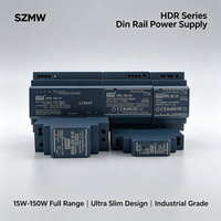 Alimentation électrique HDR-60-24 SZMW 24V PFC, unité stabilisée à facteur de puissance élevé de 60W pour équipements de capteurs et de micro-automatisation, CE & RoHS