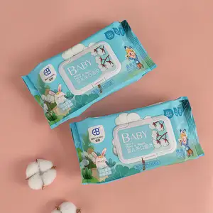 Private Label Wholesale Cheap Price Non Woven Baby Wipes Disposable Pure Cotton Baby Wipes Super Soft Baby Wet Wipes