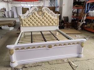 Cama Doble de Madera Popular en <span class=keywords><strong>Australia</strong></span>, Muebles de Dormitorio de Madera Maciza para el Hogar - Product Image 2