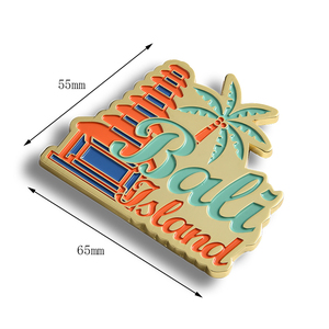 Customized Irregular Creative Design Bali Gift Tourist Souvenir Fridge Magnet - Product Image 4