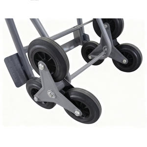 Chariot de chantier robuste à plusieurs roues, chariot en acier pour la logistique d'entrepôt, transport industriel - Product Image 3