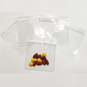 EVA Medicine Zipper Drug Packing Airtight Dispensing Ziplock EVA Slider Pill Pouch