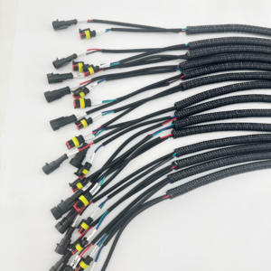 Kunden spezifischer 350mm reiner Kupferkern-Lüfter kabel Tabak-Kabelbaum mit zirkulieren der Leistung - Product Image 4