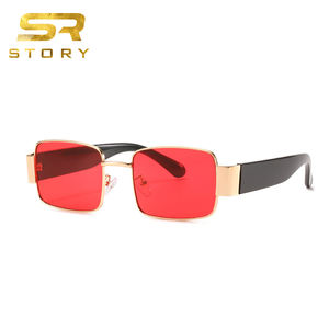 HISTOIRE STY9061A UV400 Lunettes de soleil carrées vintage pour hommes <span class=keywords><strong>2020</strong></span> Marque de luxe Design Rétro Monture en métal Punk Lunettes de soleil pour hommes - Product Image 3