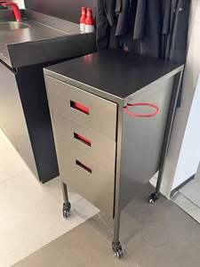 Chariot de rangement pour salon de coiffure, armoire à outils spéciale pour salon de coiffure, étagère de salon de coiffure, armoire à miroir avec tiroirs - Product Image 4