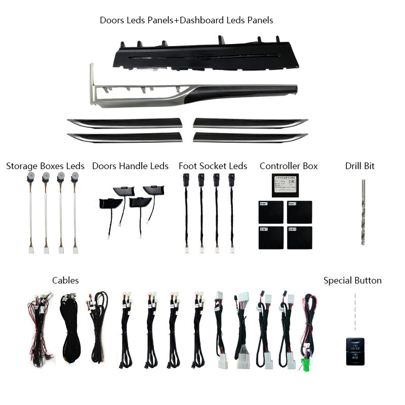 2015-2021 H ighlander Carbon Fiber RGB 17 LED