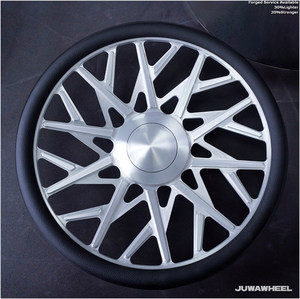 Volante Deportivo JUWA de 15 Pulgadas, Estilo F, Acabado Cromado, Aluminio Forjado, Personalizado <span class=keywords><strong>para</strong></span> Modelos Chevy, GMC, Cadillac, Buick y GM - Product Image 1